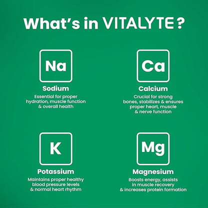 Vitalyte Electrolyte Powder Drink Mix, Isotonic Electrolyte Hydration Mix, Gluten Free Post Workout Powder Mix, Pack of 2, 35 oz. Each, Watermelon Flavor