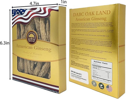 16OZ Hand Selected Cultivated Wisconsin American Ginseng Pearl Ginseng 花旗参/西洋参 精选珍珠参 - in Box. (Medium 4oz/Box*4)