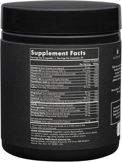 WelleCo PMS Elixir and The Goddess Elixir Bundle | Premenstrual Support Supplement for Women, Magnesium and Ashwagandha Capsules with Iron, Iodine | Hormone Balance for Women, Supports Perimenopause