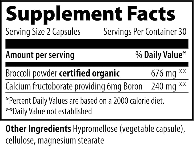 Vibrant Health, Boron, Vegetarian Support for Joint and Bone Health, 60 Capsules