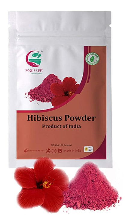 YOGI'S GIFT Celebrating Health Herbal Hair Care Combo Pack (500g/17.65oz) | Hair Mask with Ayurvedic Powders: Amla, Reetha, Shikakai, Brahmi, Hibiscus for Hair Growth