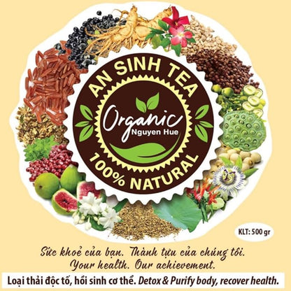 An Sinh Tea Herbal Tea Variety Pack - Liver Detox Tea - Sleep Tea For Bedtime - 60 cups - Non Caffeinated, Relax, Reduce Cholesterol, Migraine, Fatigue, Stress, Promoting Sleep