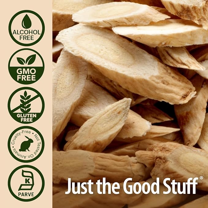 Nature's Answer Astragalus Root Alcohol Free Herbal Supplement 1 Ounce ( 2 Pack ) | Immune Support | Promotes Cardiovascular Health | Natural Stress Reliever