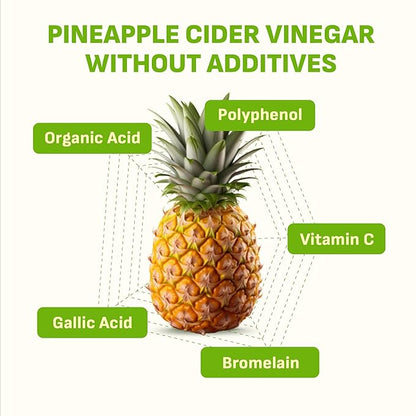 [Liveling] Pineapple Cider Vinegar Drink Stick – Korean-Plum Flavor | Supports Digestion, Daily Cleanse, Sugar-Free, Low-Calorie, Portable On-The-Go Packets (30 sticks)