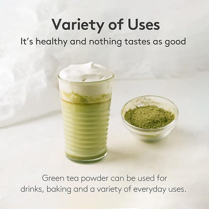 OSULLOC Matcha Powder (Unsweetened), Premium Organic (USDA) Pure Leaf Green Tea from Jeju, 1.41 oz, 40g