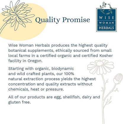 Wise Woman Herbals Women's Menocaps Non-GMO Herbal Blend for Menopause Support, Hot Flashes, Night Sweats, Mood Support, Emotional Balance, Hormonal Support 120 Veg Caps