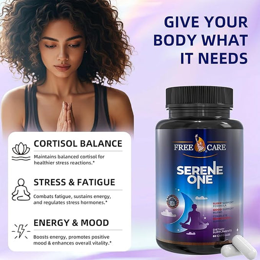 15-in-1 Melatonin Sleep Capsules - Natural Sleep Aids for Adults with Melatonin 5mg and Magnesium Glycinate, Support Sleep Health, Stress Relief with Ashwagandha, L-Theanine,GABA, 5-HTP - 60 Capsules
