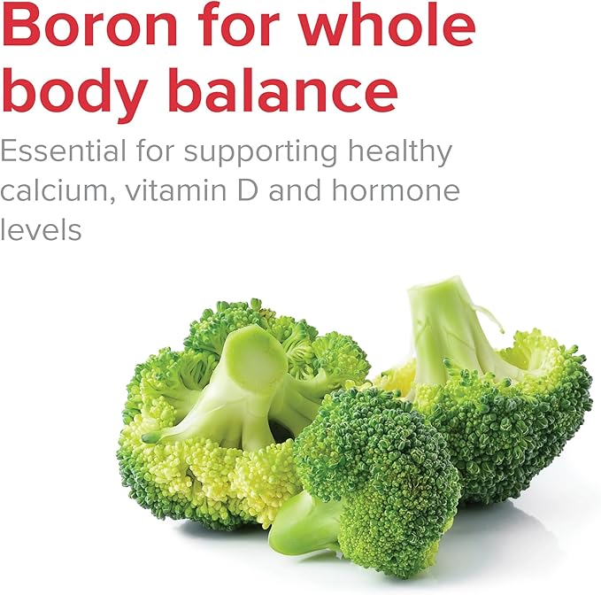 Vibrant Health, Boron, Vegetarian Support for Joint and Bone Health, 60 Capsules