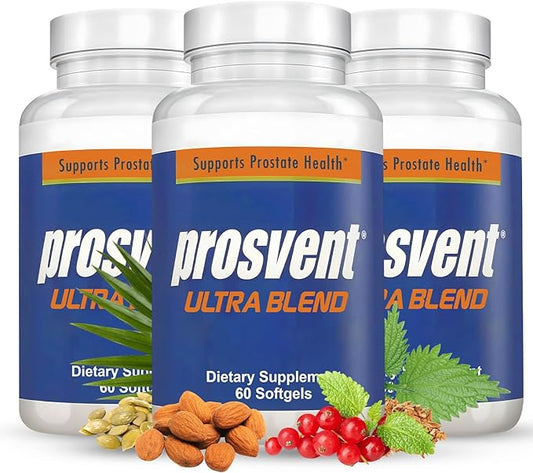 Ultra – Natural Prostate Health Supplements for Men – Saw Palmetto, Pygeum, Lycopene, Stinging Nettle, Beta Sitosterol, Pumpkin Seed Oil, and Cranberry (180 Count)