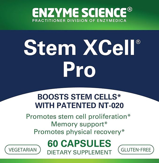 Stem XCell Pro, Antioxidant Support for Cellular & Immune Health, Stem Cell Health Supplement, 60 Capsules