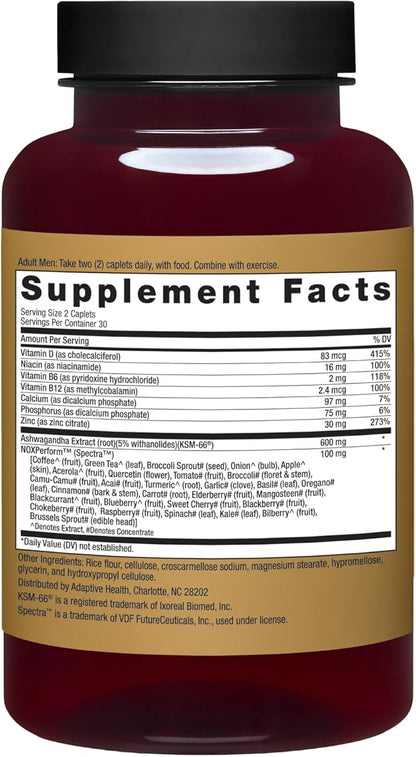 Ageless Male Max Total Testosterone Booster Supplement for Men, 120 Caplets