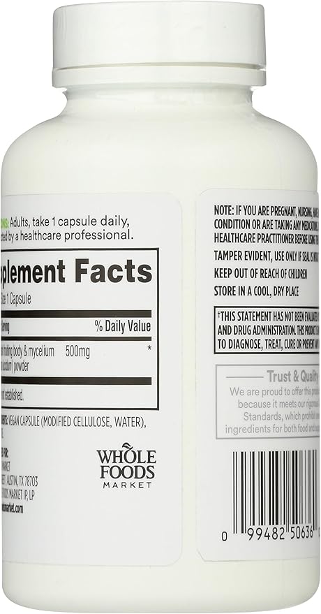 365 by Whole Foods Market, Reishi, 90 Count