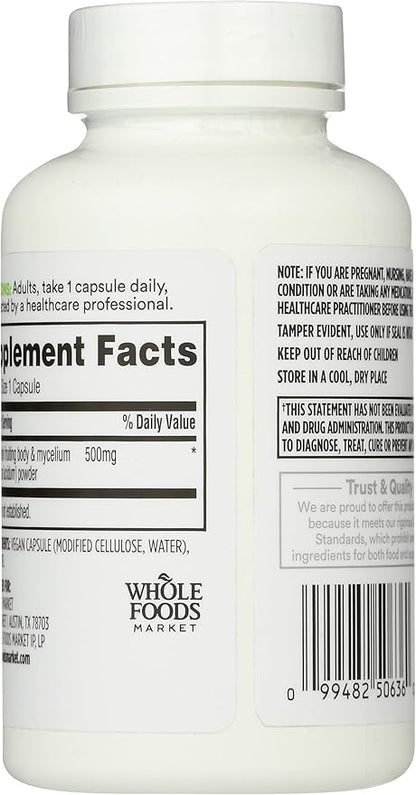 365 by Whole Foods Market, Reishi, 90 Count