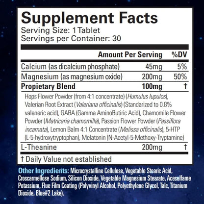Sleep Supplement Gummies - All Natural, Passion Fruit Flavor, 60ct