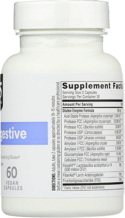 365 by Whole Foods Market, Enzymes Gluten Digestive, 60 Count