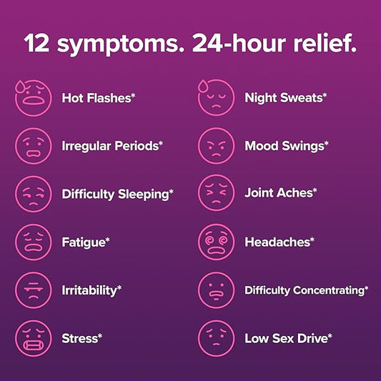 Amberen Perimenopause, Peri-Menopause Multi-Symptom Relief, Vitamin B, Vitamin E & Antioxidants Supplement, Helps Support Hormone Balance, Hot Flashes & Night Sweats, Supplements for Women, 180 Count