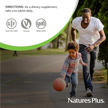 NaturesPlus Hema-Plex Iron - 30 Slow-Release Tablets, Pack of 2 - Total Blood Health - 85 mg Chelated Iron - With Vitamin C & Bioflavonoids - Non GMO, Vegetarian & Gluten Free - 60 Total Servings