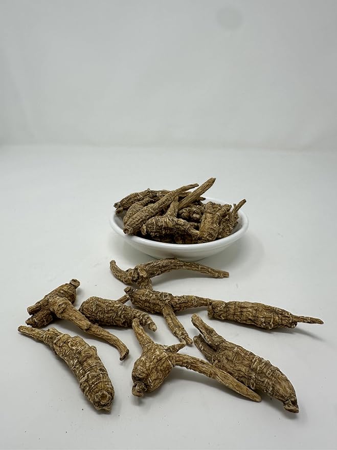 Wisconsin American Ginseng, American Wisconsin Ginsengss Slices Root 西洋参/花旗参 Energy for Men & Women Ginseng in Soup, Tea Smoothies Medium 4 Ounce Box