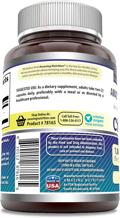 Amazing Formulas Citicoline Supplement | 1000 Mg Per Serving | Capsules | Non-GMO | Gluten-Free | Made in USA (1 Pack, 60 Count)