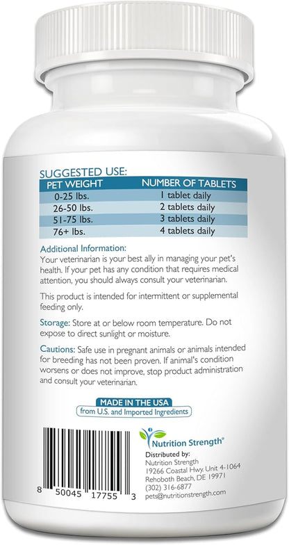 15-in-1 Mushrooms for Dogs Turkey Tail 600mg Lion's Mane 600mg Reishi 600mg Shiitake 500mg Cordyceps 300mg Chaga 300mg Maitake 200mg Meshima Blazei Poria Enoki Portobello 90 Tablets