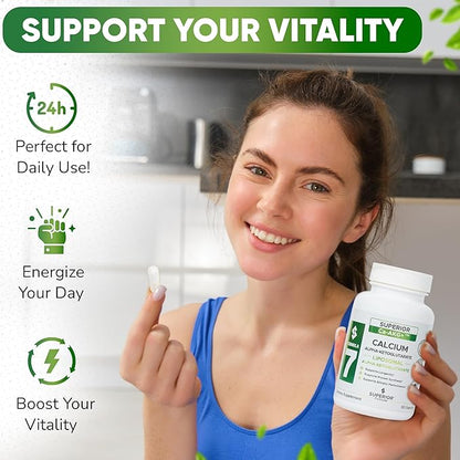 Superior Formulas Alpha-Ketoglutarate (AKG) | Physician Formulated | Cellular Energy & Longevity Support – 550mg