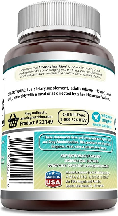 Amazing Formulas Calcium Citrate Supplement | 1000 Mg | Tablets | Non-GMO | Gluten Free | Made in USA (2 Pack, 240 Count)