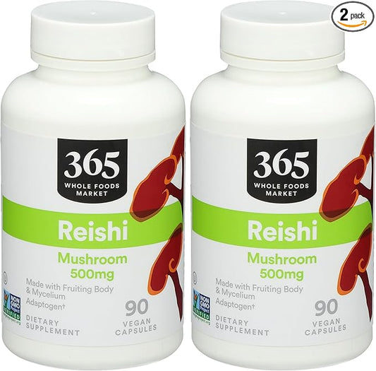 365 by Whole Foods Market, Reishi, 90 Count (Pack of 2)