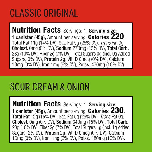 The Good Crisp Company, Good Crisps Minis (Variety Pack, 1.6 Ounce, Pack of 8) Contains: 4 Original and 4 Sour Cream & Onion