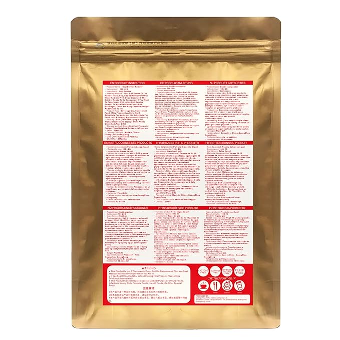 100% Wolfberry Powder 100g/3.52oz 枸杞粉 Goji Flour, Goji Berry Powder For Smoothies, Shakes, Baking & Drinks,| Free from Preservatives