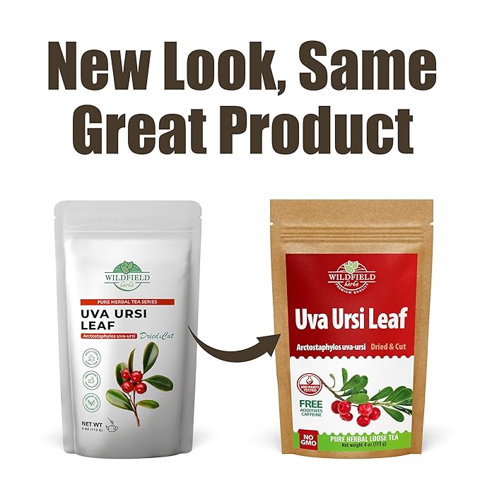 4 oz. Uva Ursi Leaf Uva Ursi Tea Herbal (Arctostaphylos Uva-Ursi) - 113g Uva-Ursi Herb Tea Arctostaphylos Uva-Ursi