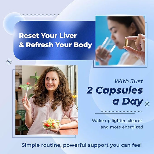TUDCA Supplement with Milk Thistle – 85% Silymarin Flavonoids – Supports Liver Wellness & Digestive Health – Made in The USA