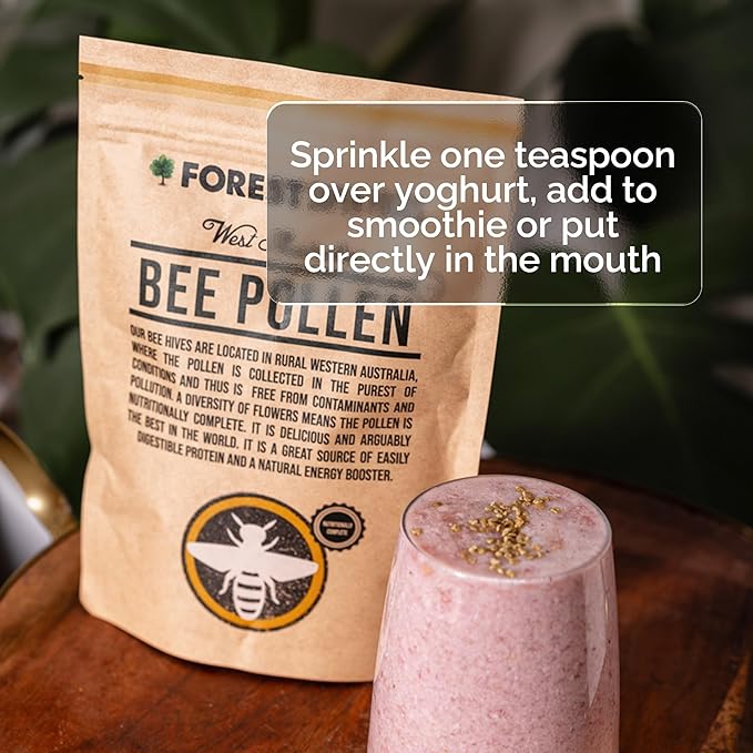 Western Australian Bee Pollen Granules 250g | Premium Quality + Not Imported | Nutrient-Rich Complete Food from