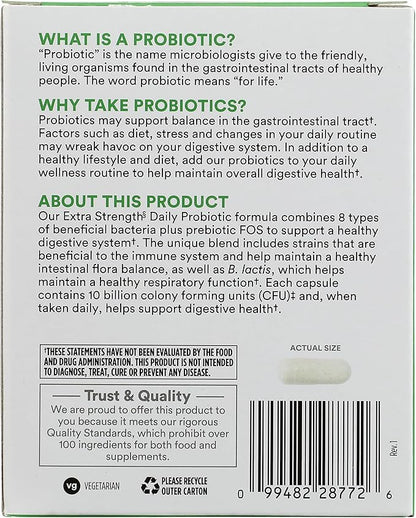 365 by Whole Foods Market, Extra Strength Daily Probiotic 10 billion CFU, 30 ct