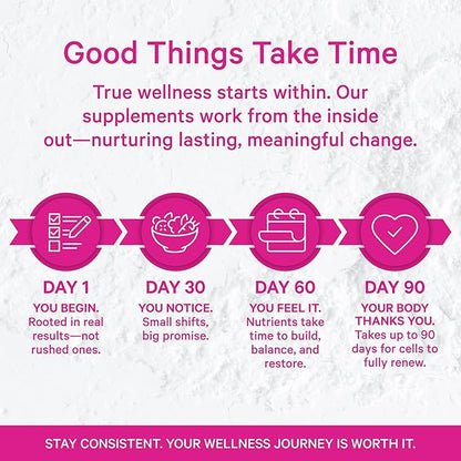 Pink Stork Berberine 500mg - Nature's GLP-1 Supplement - Daily AMPK Metabolic Activator - 500-1000 mg Metabolism + Gut Health for Women | Third-Party Tested | Vegan | Non-GMO| 30 Capsules
