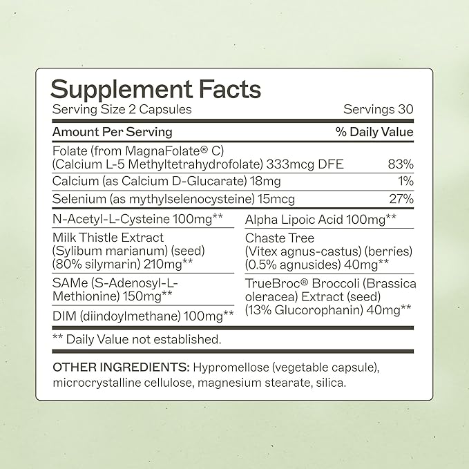 Amy Myers MD EstroProtect Supplement - Supports Estrogen Balance & Hormone Health - DIM, Calcium-D-Glucarate, Broccoli Seed Extract - 60 Capsules