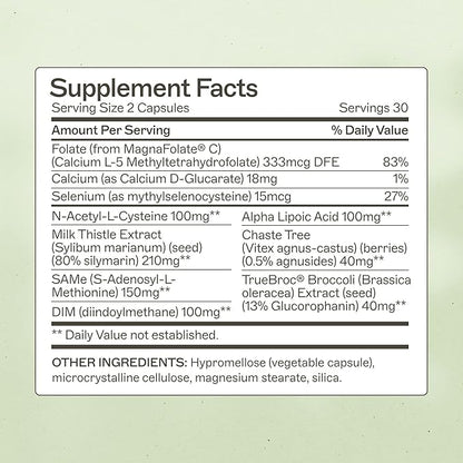 Amy Myers MD EstroProtect Supplement - Supports Estrogen Balance & Hormone Health - DIM, Calcium-D-Glucarate, Broccoli Seed Extract - 60 Capsules