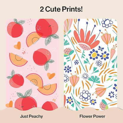 The Honest Company Clean Conscious Diapers for Delicate Skin | Up to 100% Leakproof | Hypoallergenic, Fragrance Free | Girl Prints | Super Club Box, Size 3 (16-28 lbs), 120 Count (Prints May Vary)