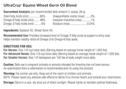 UltraCruz® Equine Wheat Germ Oil Blend, 1 Gallon
