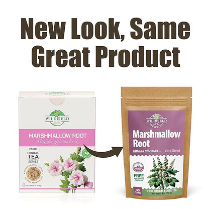 4 oz. Dried Marshmallow Root Tea Marshmallow Root Herb Herbal Tea (Althaea Officinalis) - 113g Herb Raíz De Malvavisco