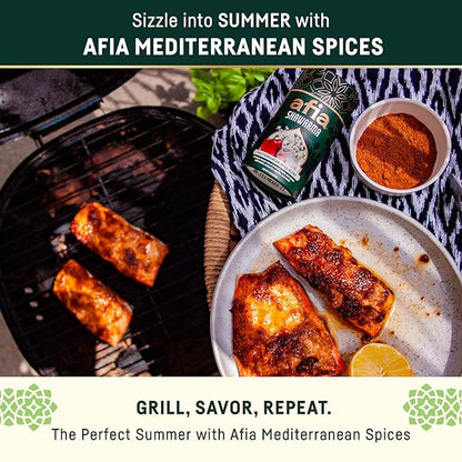 Afia - Shawarma Seasoning | Shawarma Spice Blend for Garlic Sauce (Toum), Lavash & Other Flatbreads, Kebab, Kofta, Grilled Meat | Premium Spice with Top Notes of Cumin and Coriander (1pk, 8oz)
