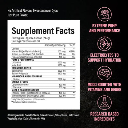 Voyager Pre-Workout Planet Punch – Creatine-Free Powder w/L-Citrulline, Beta-Alanine, Caffeine – Supports Energy, Endurance & Focus – 30 Servings – No Artificial Fillers – GMP Certified