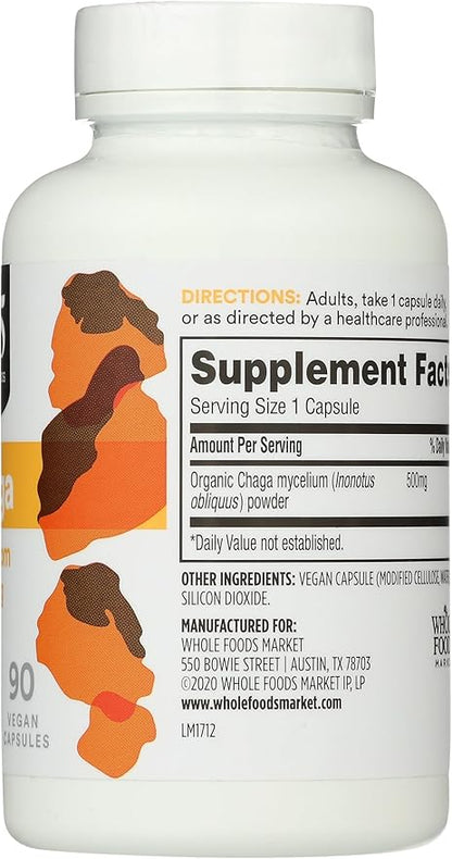 365 by Whole Foods Market, Chaga, 90 Count