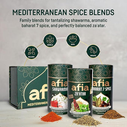 Afia - Baharat Spice Blend | Baharat 7 Spice Mix for Kofta, Kebab, Grilled Meat Seasoning | Premium Seasoning with Top Notes of Cinnamon and Clove (1pk, 2.1oz)