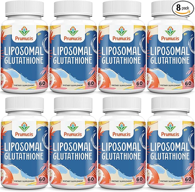 2400MG Liposomal Glutathione, with Vitamin C, Milk Thistle & Alpha-Lipoic Acid, Master Antioxidants, Pure Reduced L-Glutathione - Immune System, Cell Repair, Energy, High Absorption, 480 Softgels