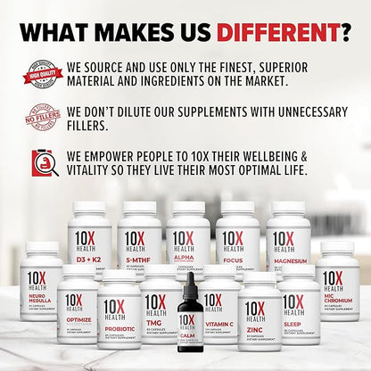 10X Health Amino Blend Pre Workout Powder for Men - Fruit Punch Flavor - EAA & BCAA Powder Amino Acids Supplement for Energy, Muscle Strength & Performance – Pre and Post Workout - 30 Servings