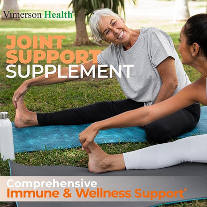 Turmeric Curcumin Ashwagandha Supplements - Turmeric Supplement & Curcumin with Black Pepper (95% Curcuminoids), Organic Tumeric and Ginger for Max Joint Support, Healthy Energy & Mood. Vegan. 2 Pack