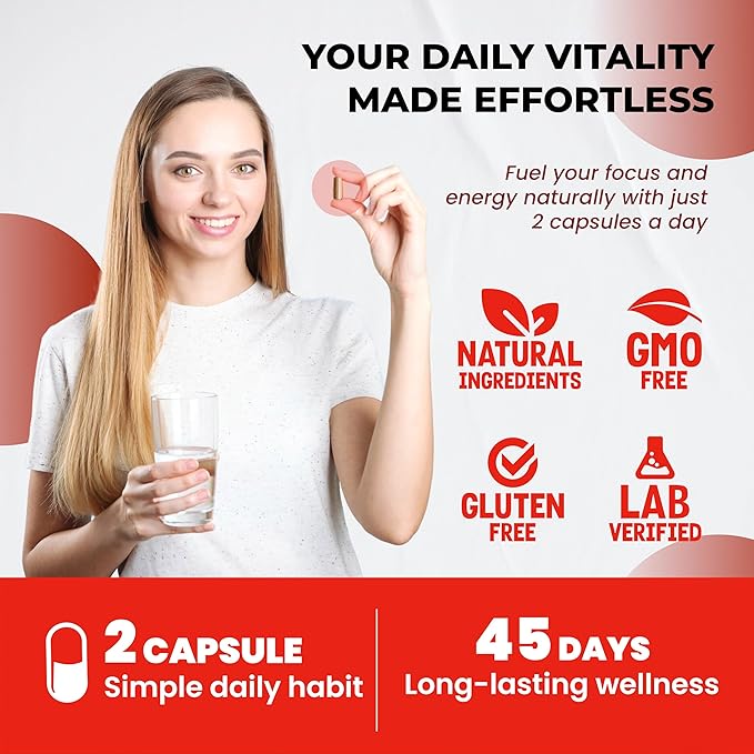 Ultra Red Yeast Rice CoQ10 - Promote Overall Health with Niacin, L-Arginine, L-Citrulline (90 Count (Pack of 1))