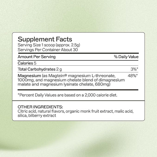Amy Myers MD NeuroCalm Mag - Magnesium Body, Brain & Nervous System Dietary Supplement - Gluten-Free, Dairy-Free & Non-Soy Healthcare Supplement - 30 Servings