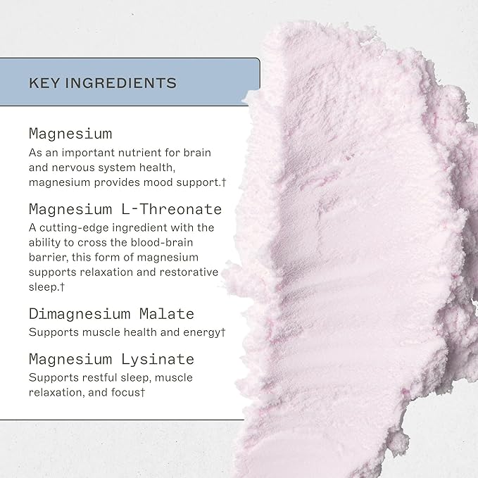Amy Myers MD NeuroCalm Mag - Magnesium Body, Brain & Nervous System Dietary Supplement - Gluten-Free, Dairy-Free & Non-Soy Healthcare Supplement - 30 Servings