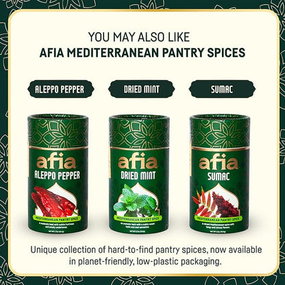 Afia Baharat 7 Spice Blend – Premium Levantine Seasoning with Coriander, Cinnamon, Cloves, Black Pepper, Cumin & Cardamom – Bold Middle Eastern & Mediterranean Flavor for Meats, Rice & Stews, 8 oz